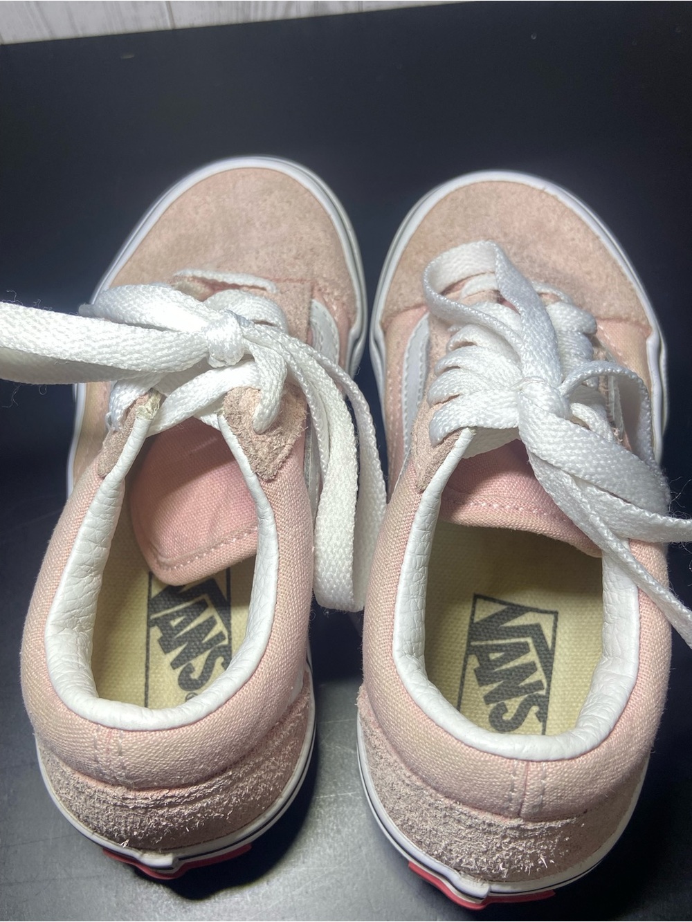 Bundle 2 Pairs Vans Kids Sneakers Pink & Cream UltraRange Size 11/11.5 Toddler - Picture 6 of 16
